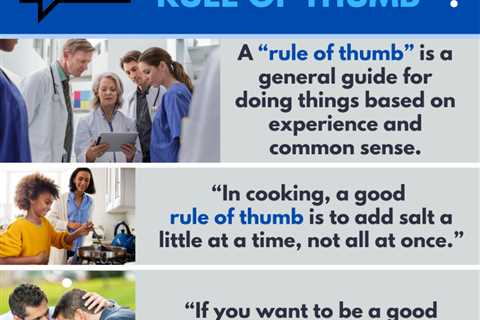 Ask the Professor – What Does “Rule of Thumb” Mean?