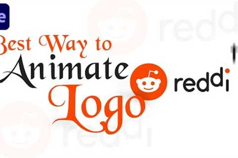 Reddit Logo Animation In Adobe After Effects - After Effects Tutorial - No Plugins.