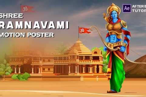 Ram Navami Motion Poster After effect tutorials | Happy Ram Navami Motion Graphics Tutorials