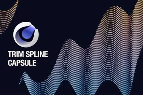 Cinema 4D Capsules Trim Spline