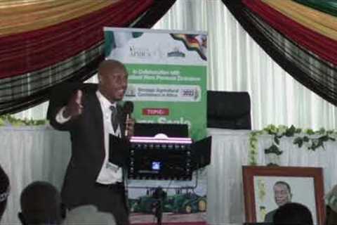 Rutendo Matinyarare speaking about GMOs and hybrids at the Strategic Agriculture Conference Africa.