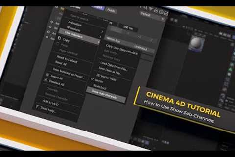 C4D Tip: Expand your Options With Sub-Channels