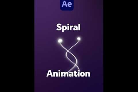 Spiral animation in After Effects | Tutorial