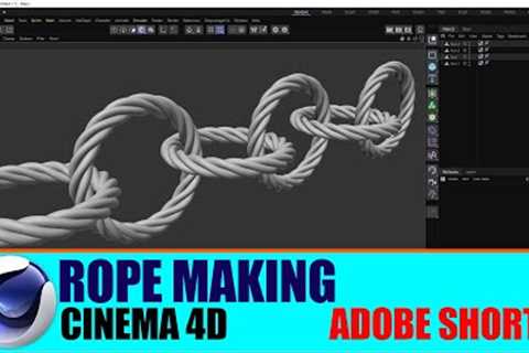 Easiest way Rope Making || Cinema 4D || Adobe Shorts