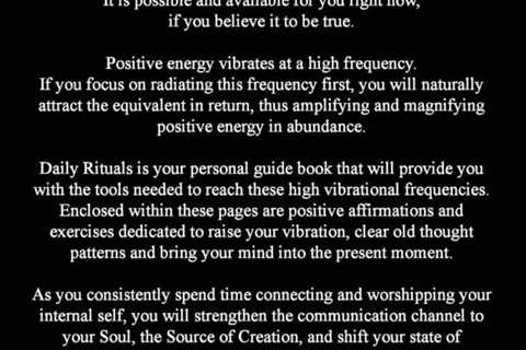 Daily Rituals: Positive Affirmations to Attract Love, Happiness and Peace review