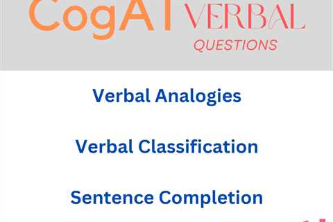 6 Sample CogAT Verbal Questions