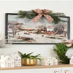 Simple Holiday DIY: Picture Frame Boughs