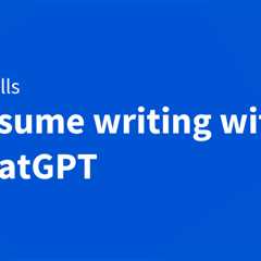 Enhance your resume with ChatGPT