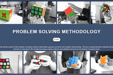 Problem solving methodology