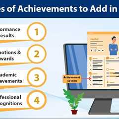 Achievements in a CV