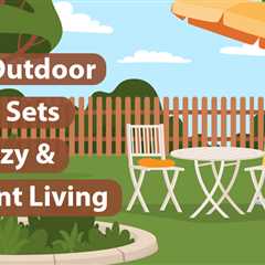 Chic Outdoor Bistro Sets