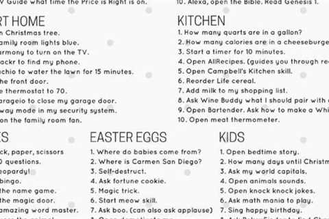 Free printable! Own Amazon Echo or Dot? These are the 100 best Alexa skills that you probably have..