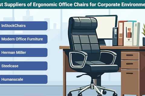 Suppliers of Ergonomic Office Chairs for Corporate Spaces