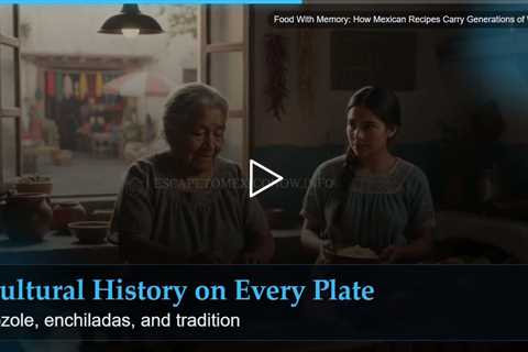 Food With Memory: How Mexican Recipes Carry Generations of Wisdom