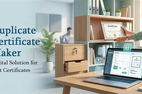 Digital Solutions for Recreating Lost or Damaged Certificates
